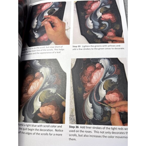 Norwegian Rosemaling Inspirations Vol. 3 Jansen Art Studio Book & CD Historicall - Picture 10 of 14